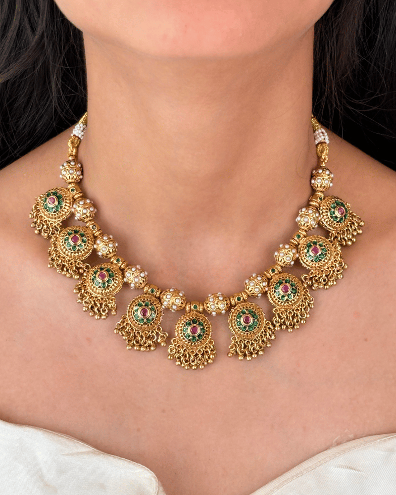 Meher Golden Necklace