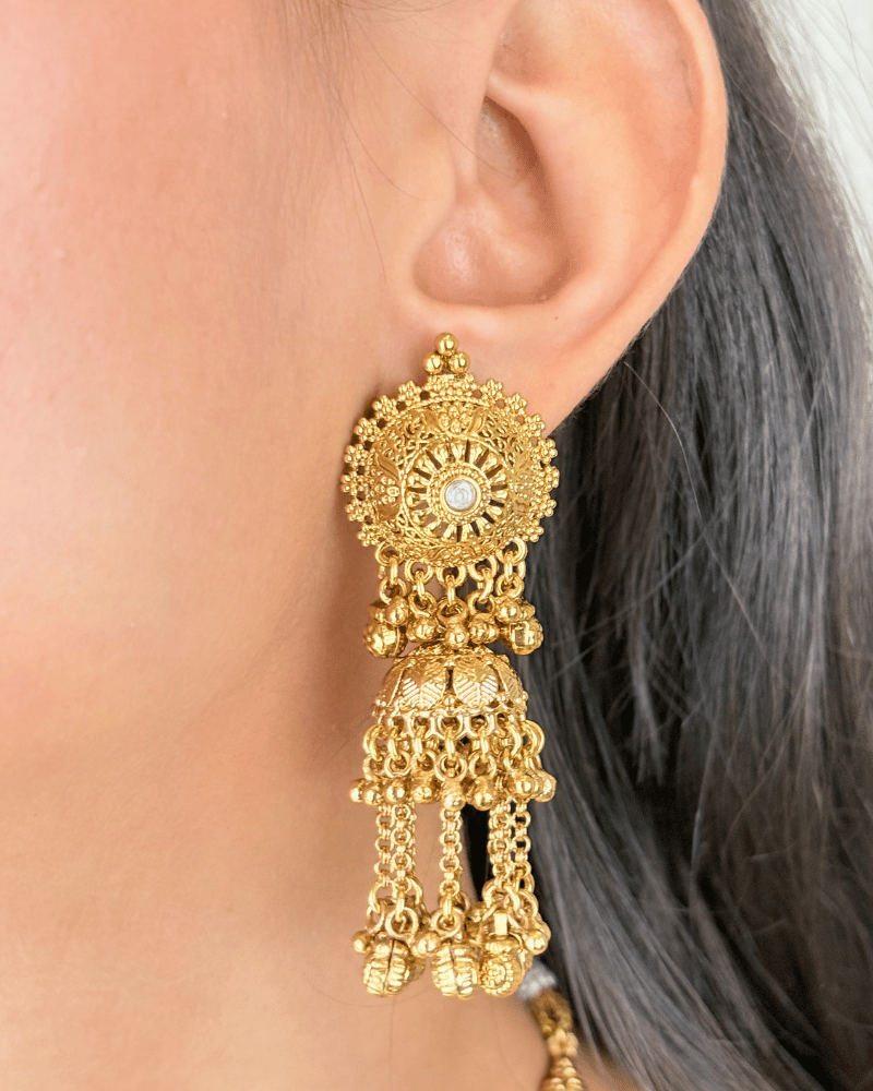 Suryalekha Golden Royal Necklace