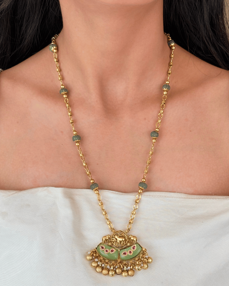 Timeless Rajwada Pendant Set