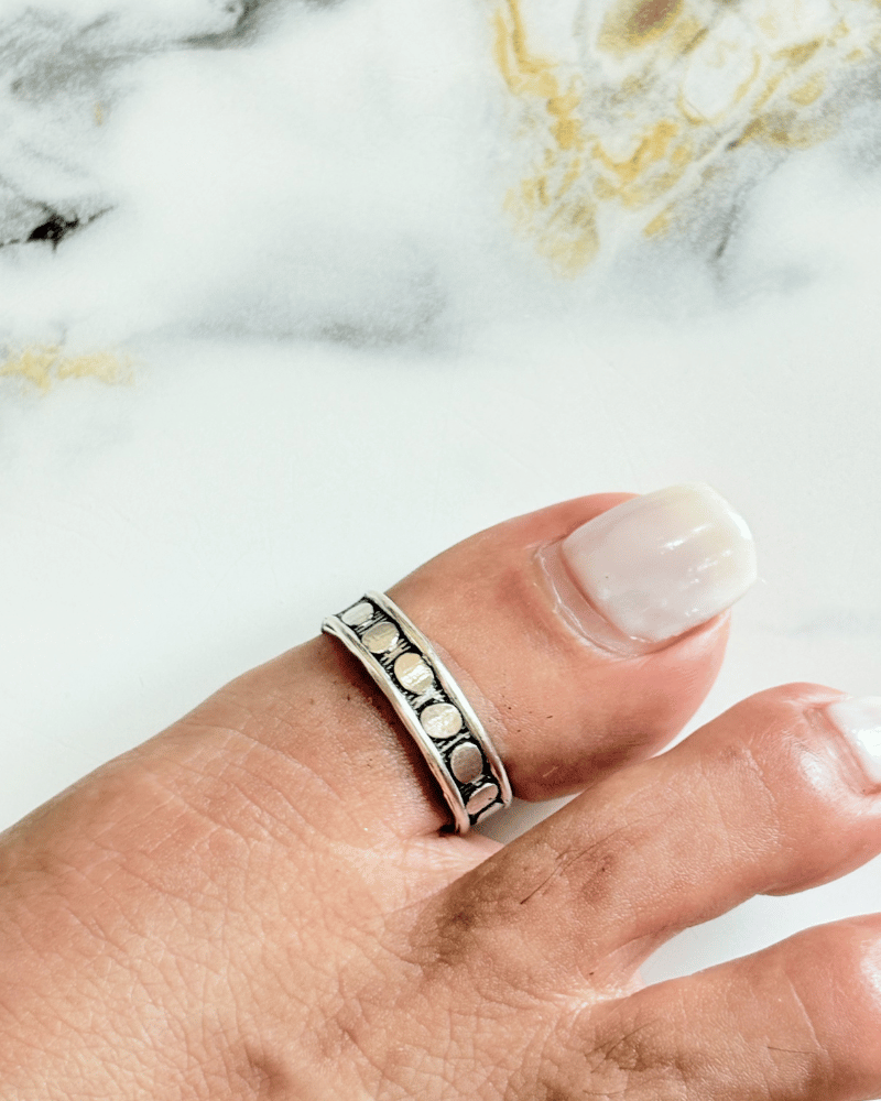 Floréa Toe Ring | Adjustable | 92.5 Silver Jewellery