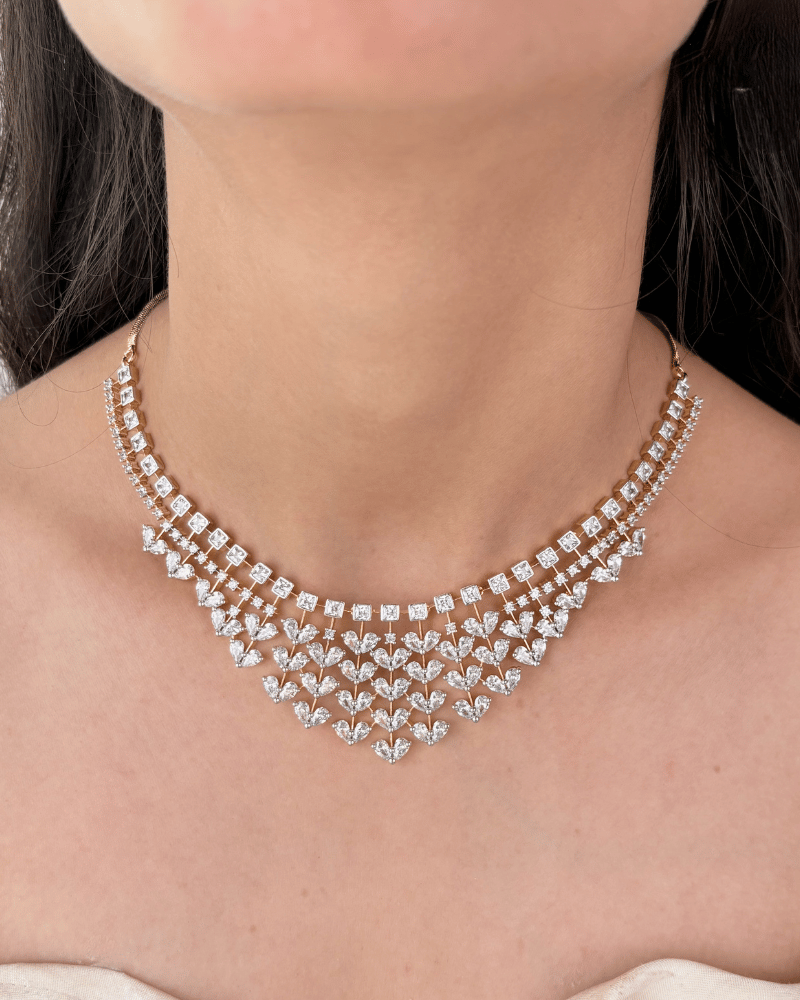 Whispering Vines Diamond Necklace