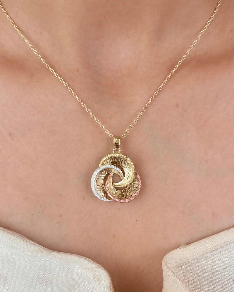 Trio Loop Pendant Set | With Chain