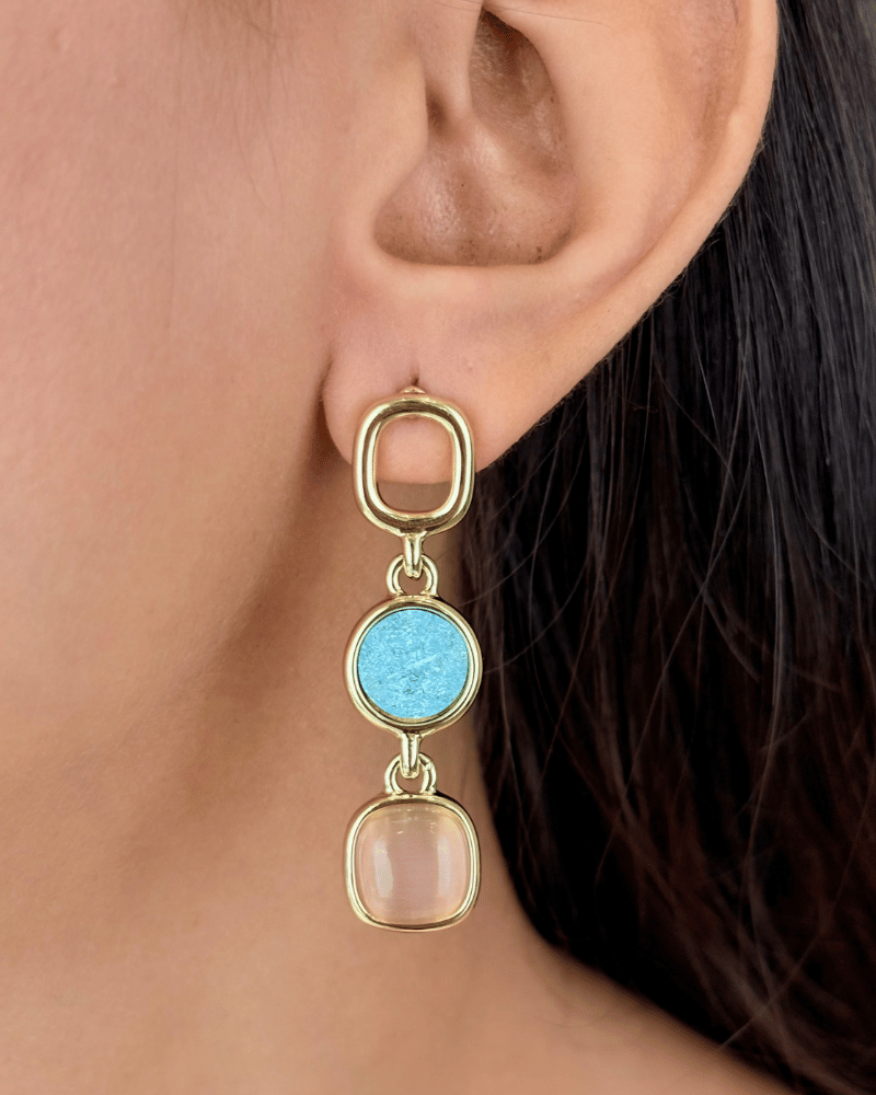 Aquamarine Blush Earrings