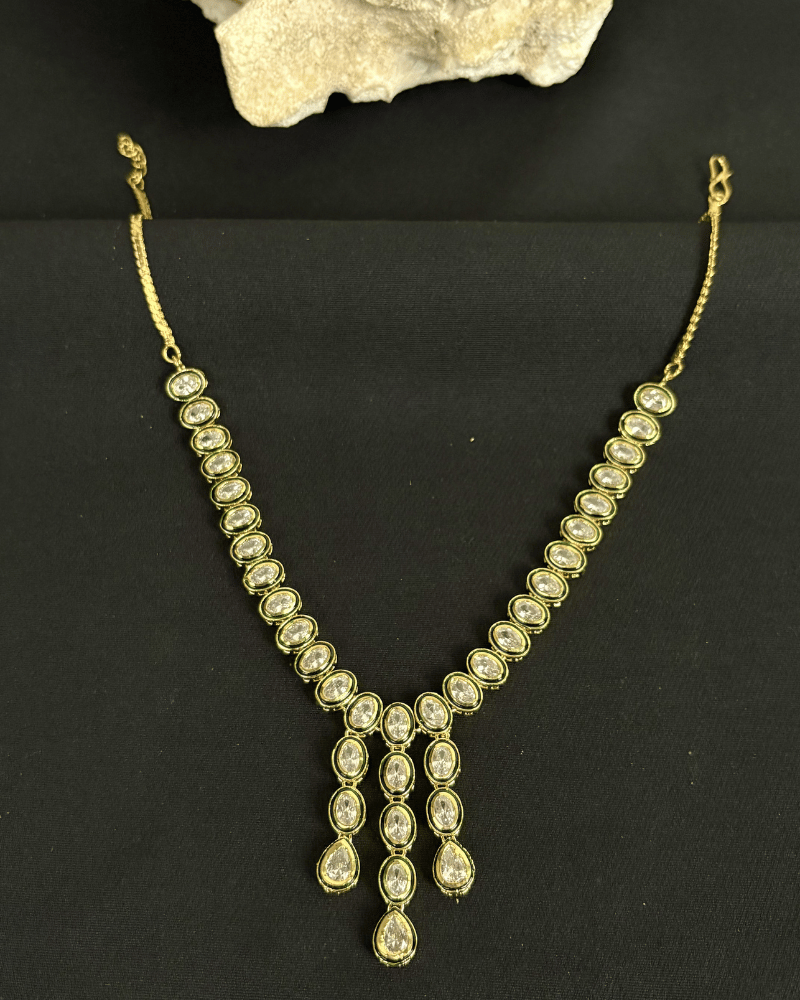 Reverse AD Triplet Fall Necklace