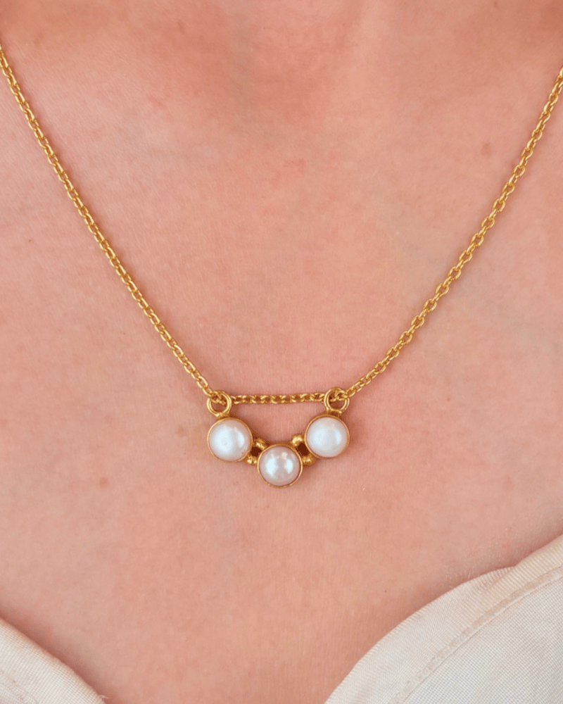Pearlaire Pendant Set | With Chain | 92.5 Silver Jewellery