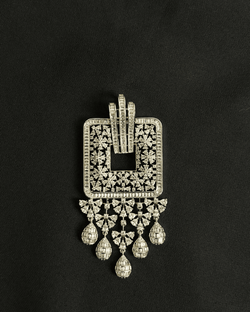The Imperial Frame Diamond Pendant