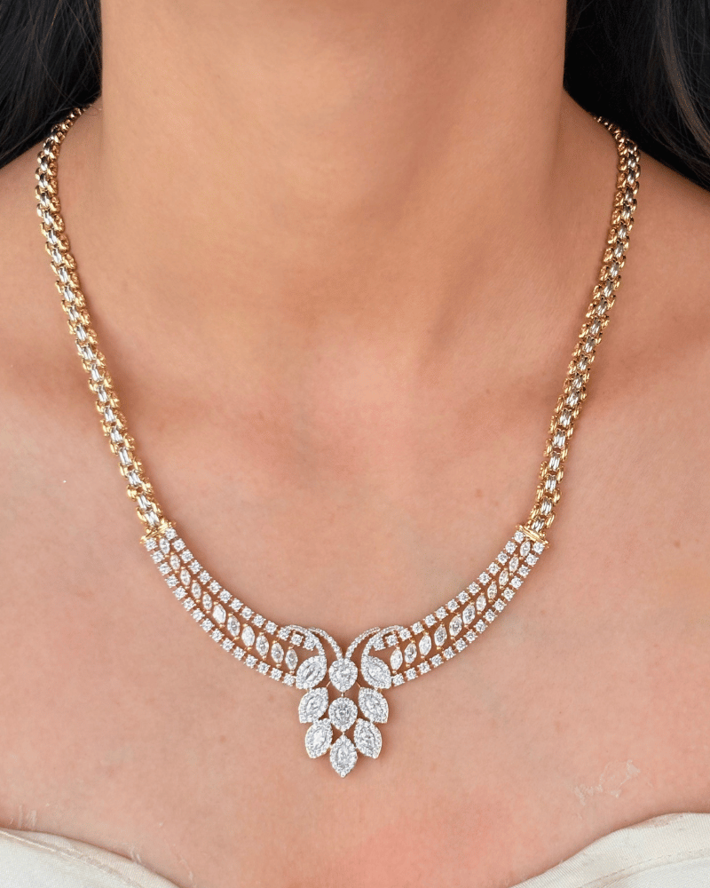 Rivaaz Petal Diamond Mangalsutra
