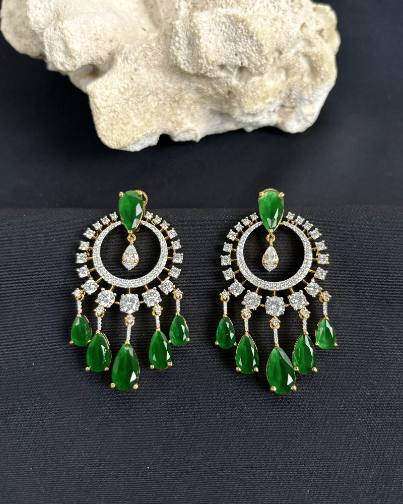Elysian Fifth Drop Diamond Danglers