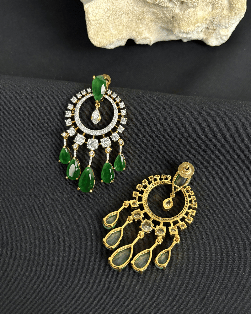 Elysian Fifth Drop Diamond Danglers