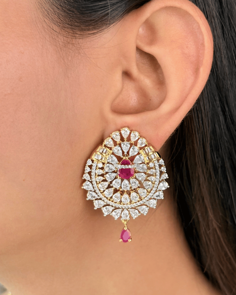 Rubayat Diamond Pendant Set | Without Chain | Big Size