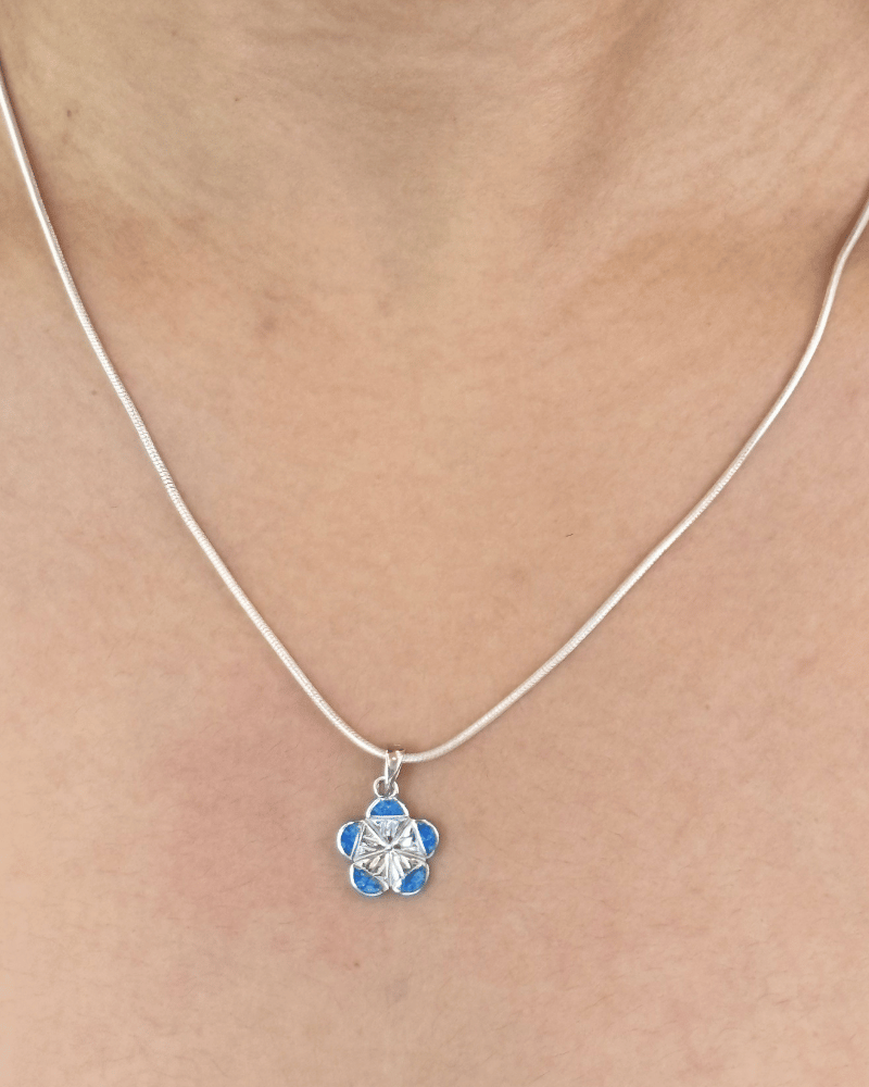 Bluebell Radiance Combo Set | Without Chain | 92.5 Silver Jewellery