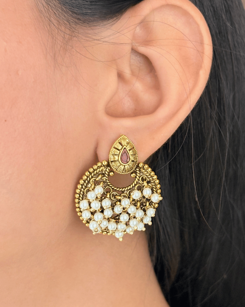 Rajmoti Golden Necklace