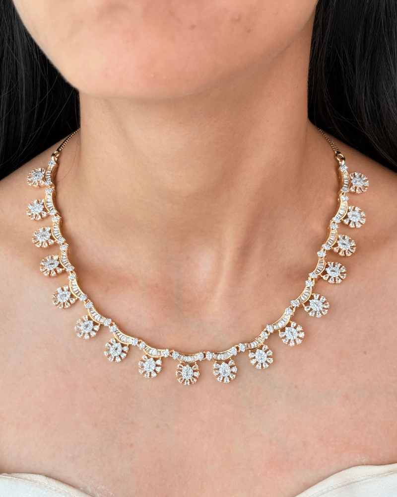 Rosette Royale Diamond Necklace