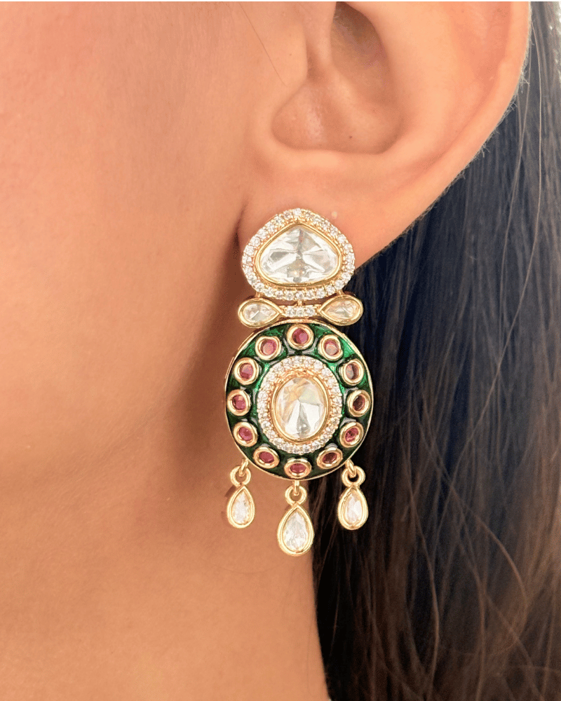 Shahi Meenakari Polki Choker