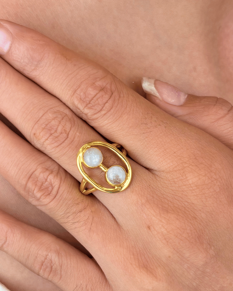 Twinelle Ring | Adjustable | 92.5 Silver Jewellery