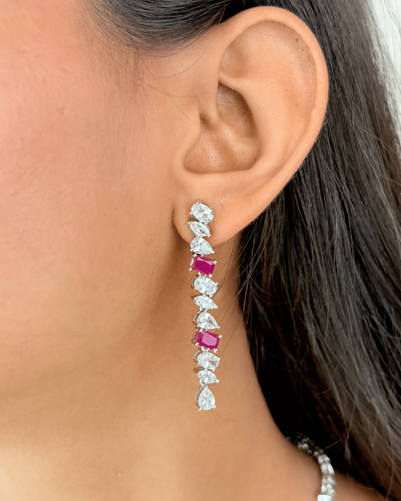 Emily Ruby Diamond Necklace