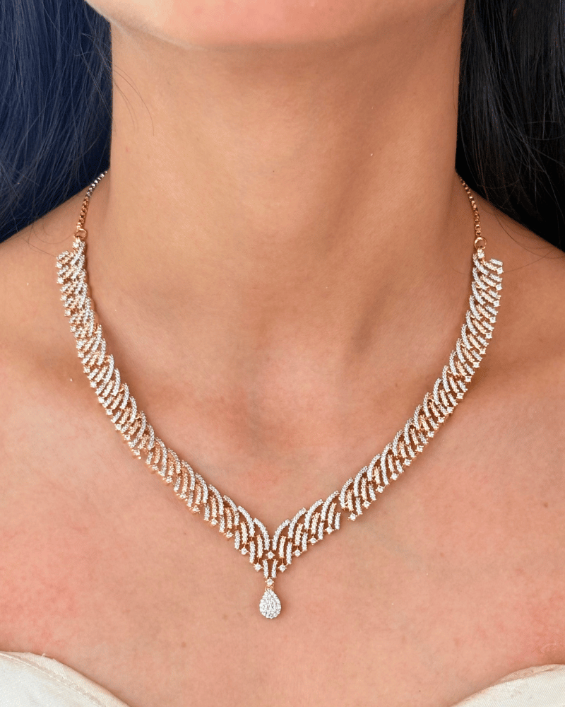 Elvira Fall Diamond Necklace