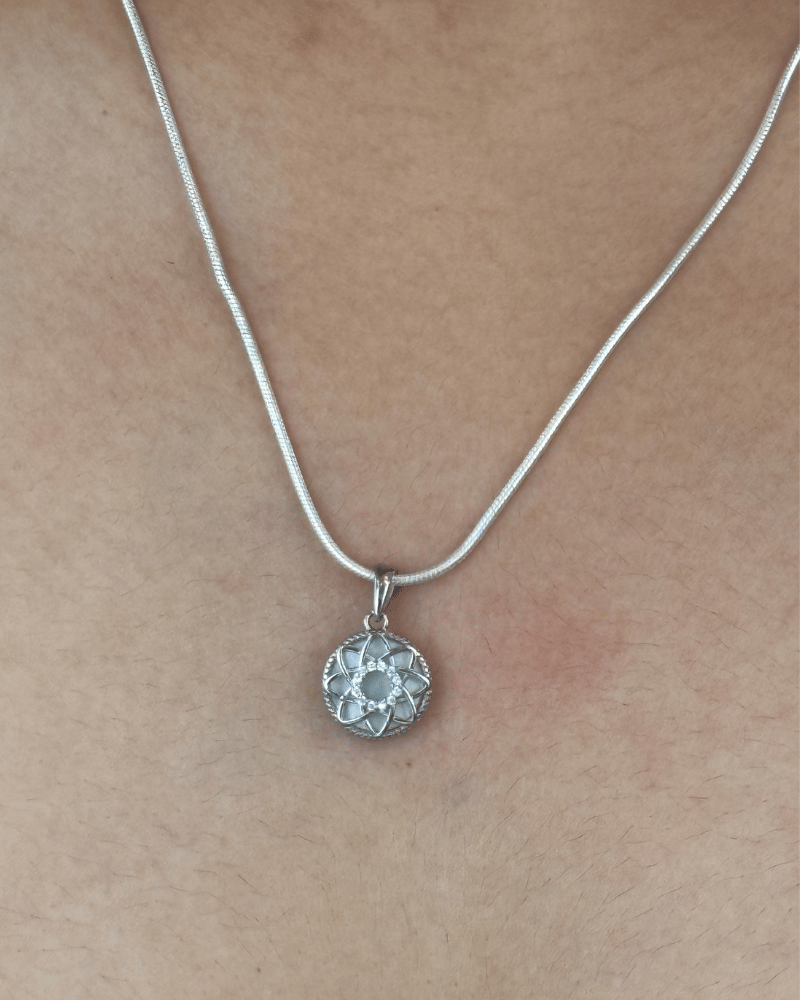 The White Lotus Combo Set | Without Chain | 92.5 Silver Jewellery