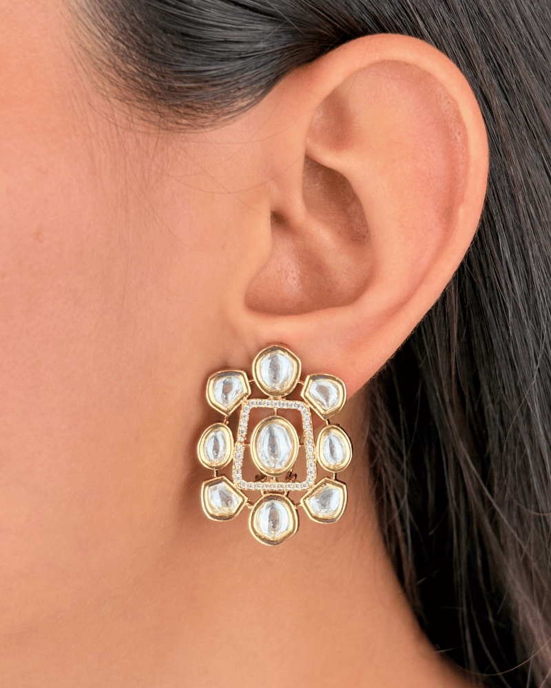 Imperial Polki Necklace | 18K Gold Plating
