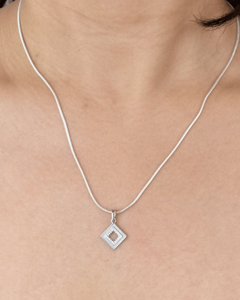 Arcadia Frame Combo Set | Without Chain | 92.5 Silver Jewellery