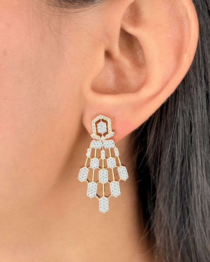 Majestic Grid Diamond Necklace