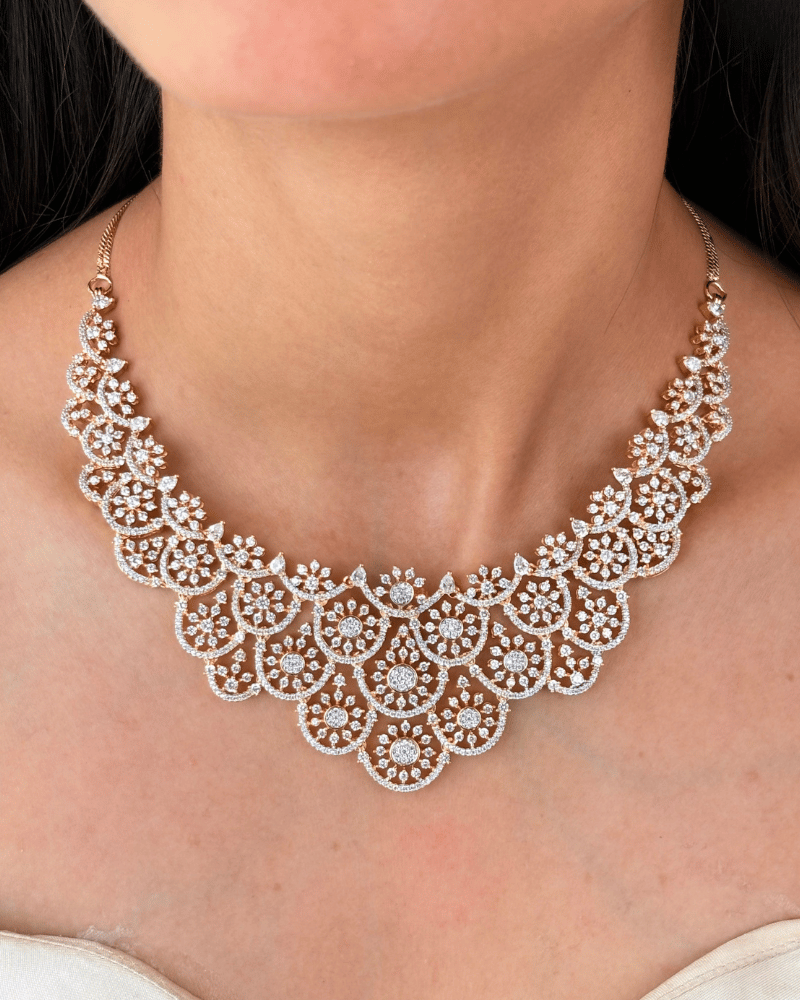 Phoolkari Diamond Necklace