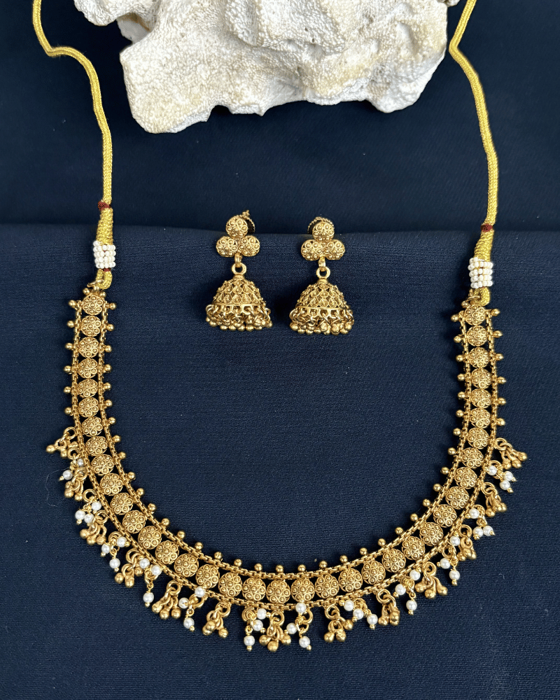 Swaragini Heritage Golden Necklace
