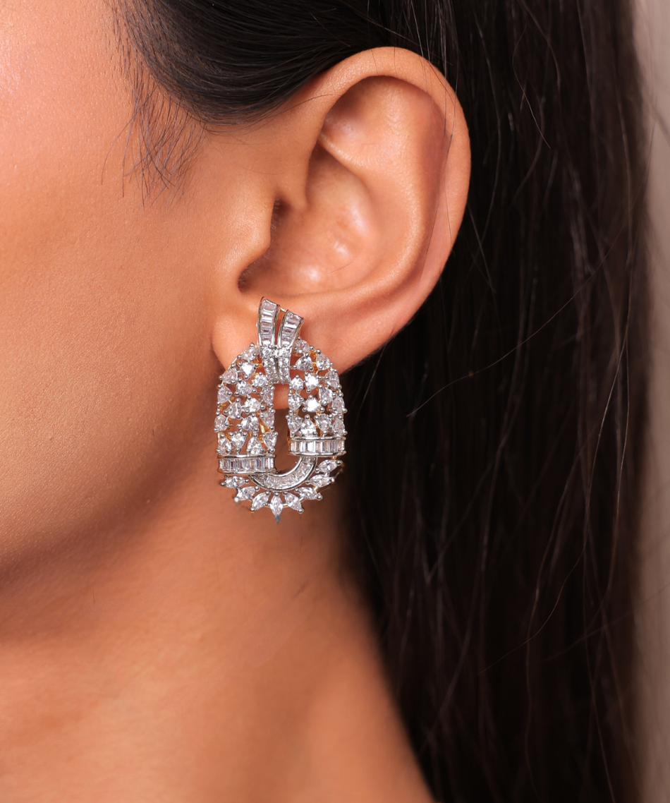 The Infinity Curve Diamond Pendant | Big Size | Without Chain