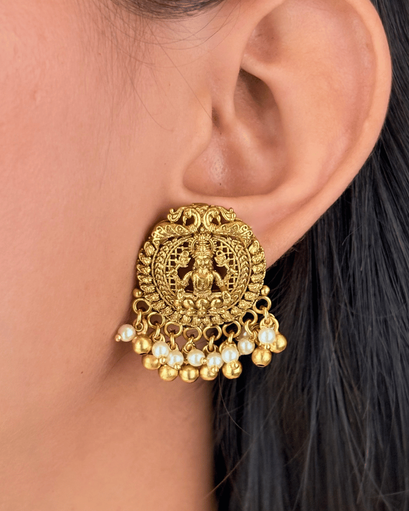 Nandika Lakshmi Necklace | 18K Gold Plating