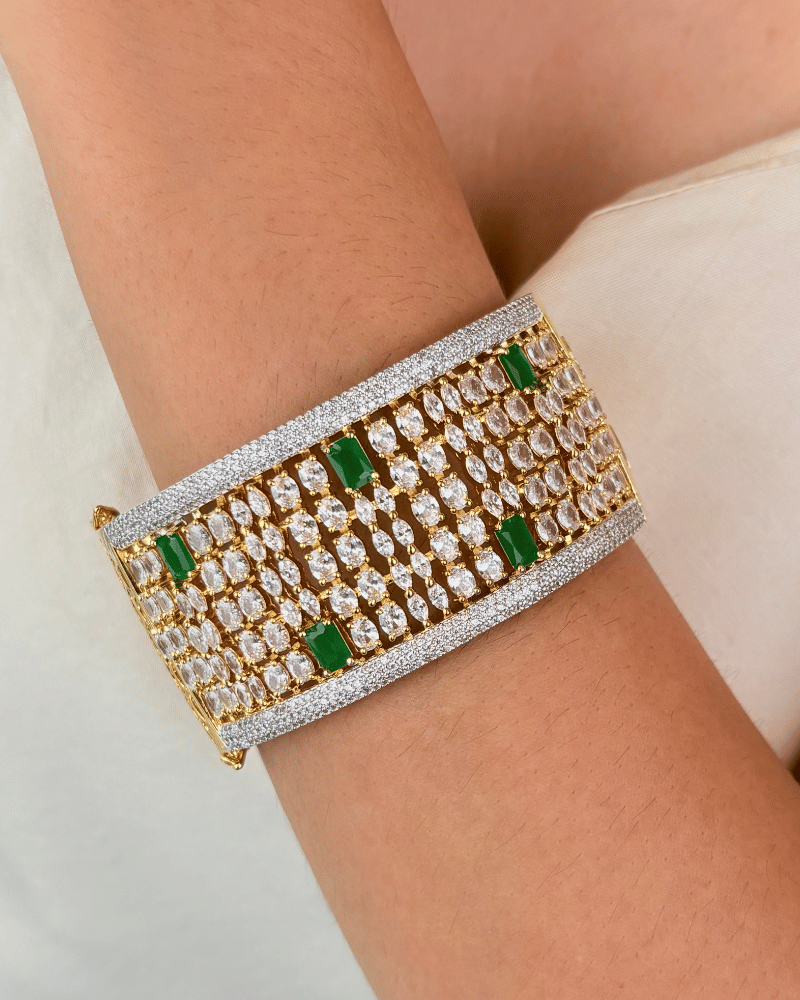 The Emerald Diamond Cuff