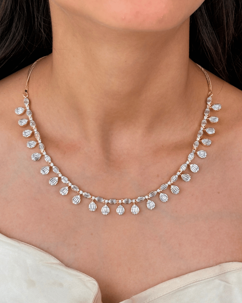 Royal Petals Diamond Necklace