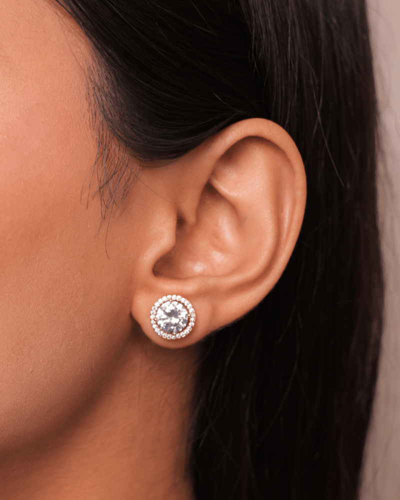 5 Carat Eternal Solitaire Pendant With Chain | Gold | Rhodium Plating