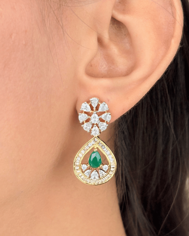 Elarin Emerald Diamond Mangalsutra