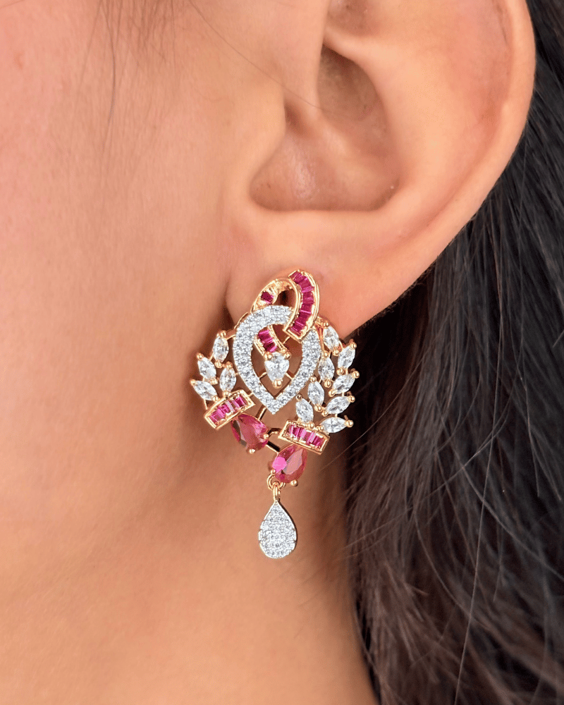 Rubina Diamond Pendant Set