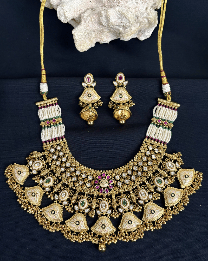 Mewar Rajwada Maharani Haar | Maang Tikka Set