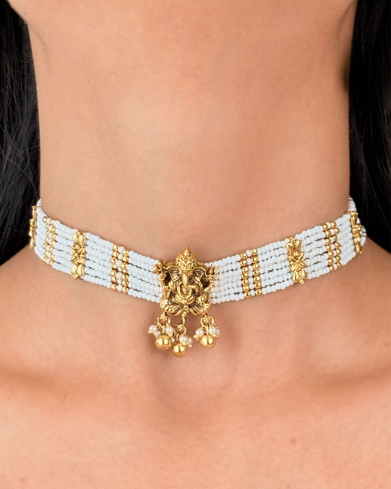 Ganesha Temple Choker