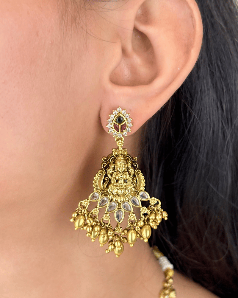Golden Laxmi Necklace