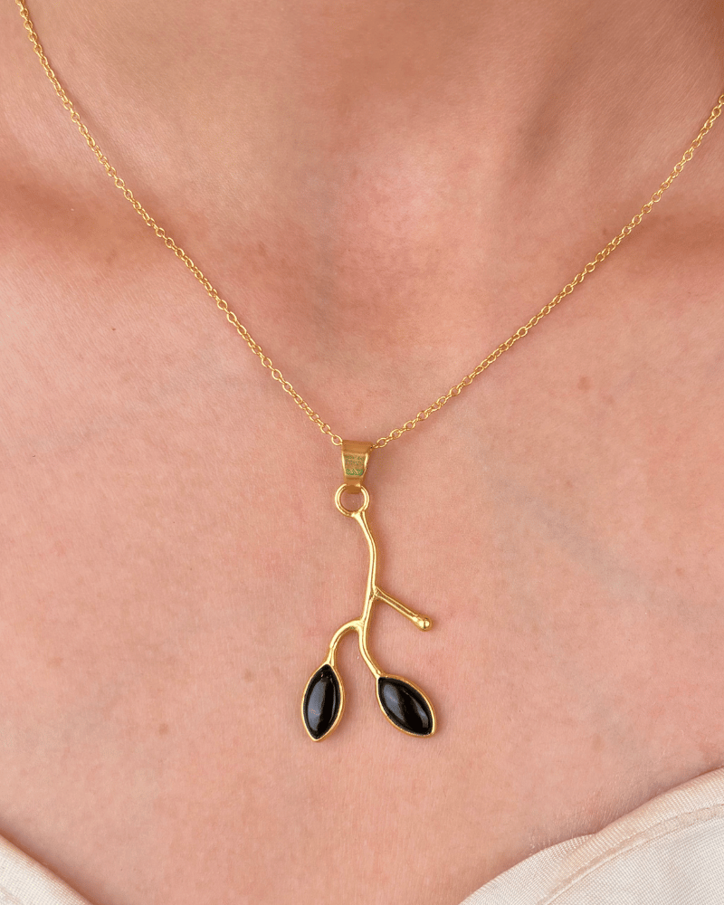 Duovine Pendant Set | With Chain | 92.5 Silver Jewellery