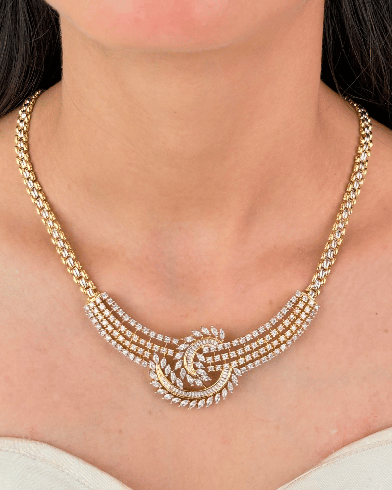 Spiral Grace Diamond Mangalsutra