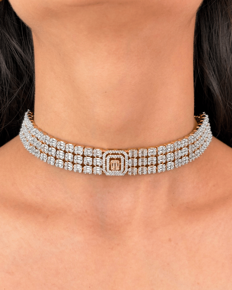 Aaira Diamond Choker