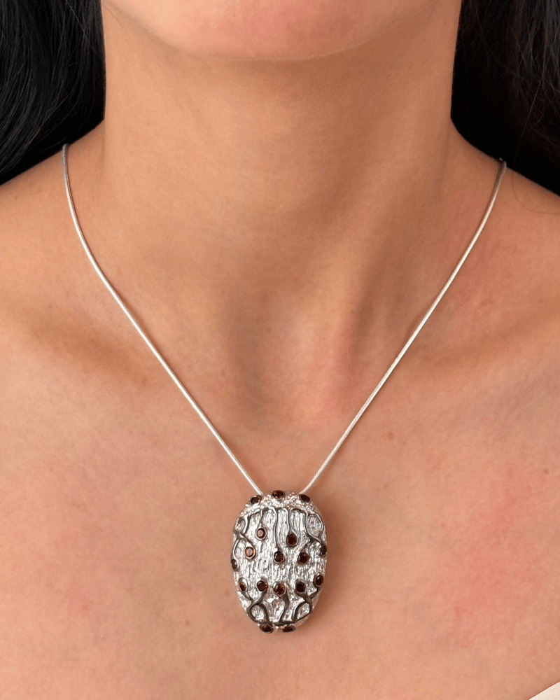 Terra Noir Pendant | Without Chain | 92.5 Silver Jewellery
