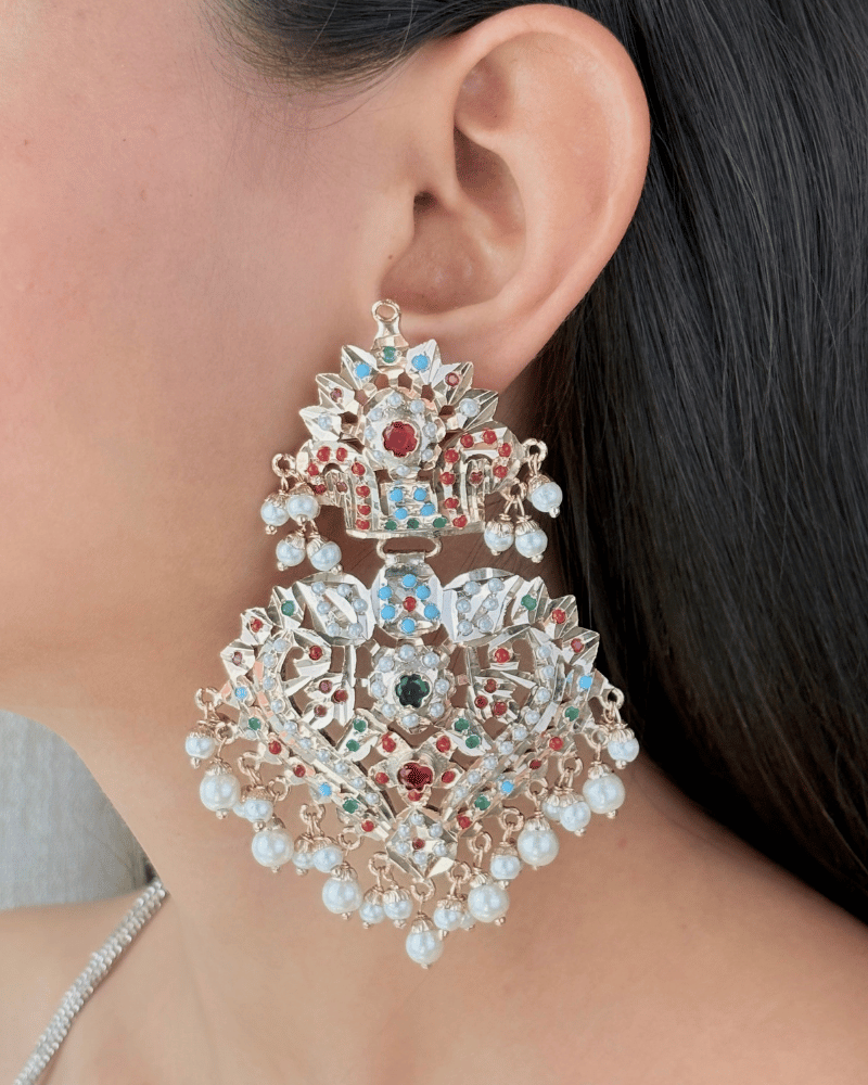 Rajrang Heritage Jadaau Earrings