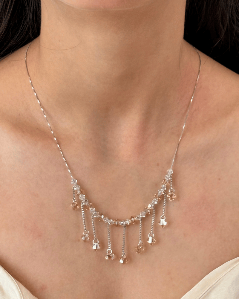 Seraphielle Cascade Pendant | With Chain | 92.5 Silver Jewellery