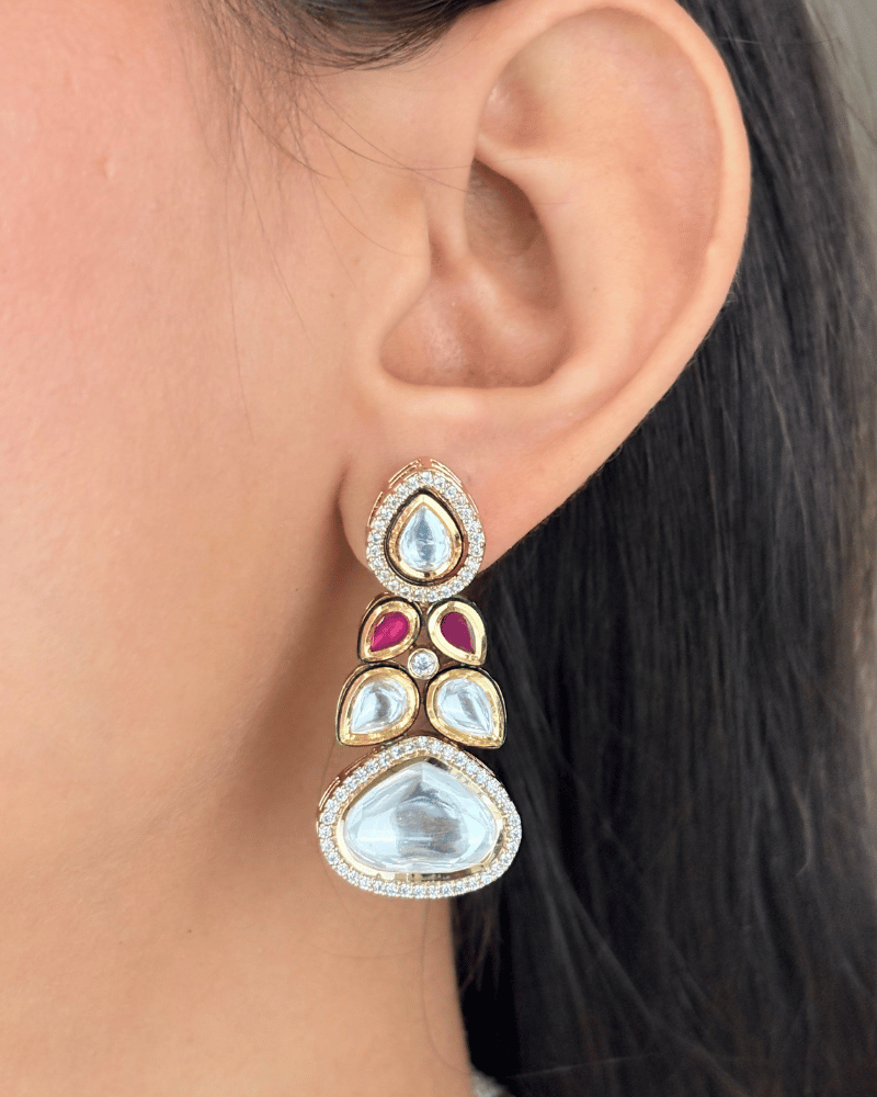 Rivanya Ruby Polki Necklace