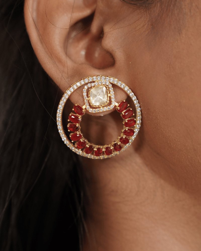 Gulnaar Royale Moissanite Hasli | 18K Gold Plating