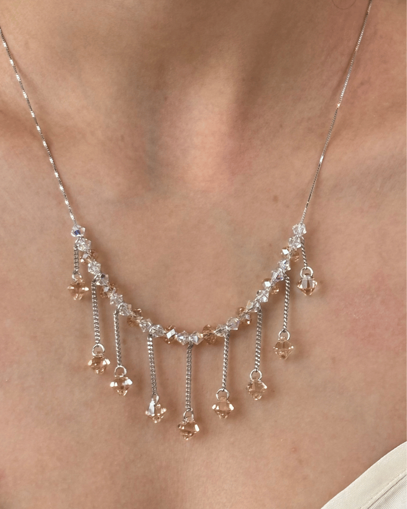 Seraphielle Cascade Pendant | With Chain | 92.5 Silver Jewellery