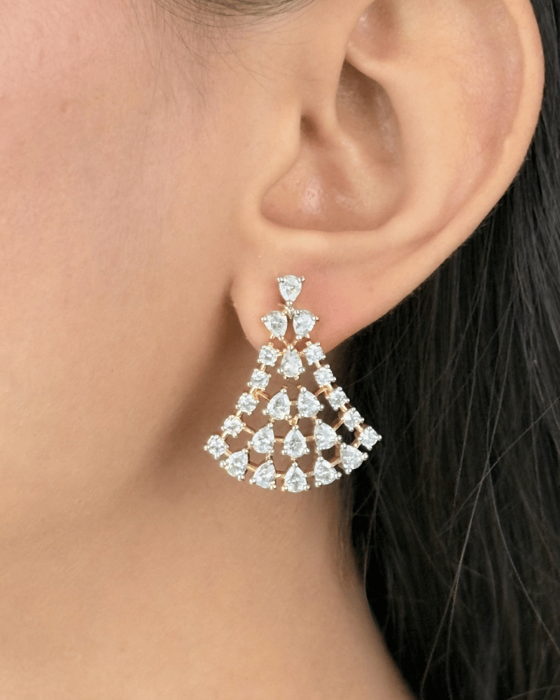 Infinity Diamond Drape Necklace
