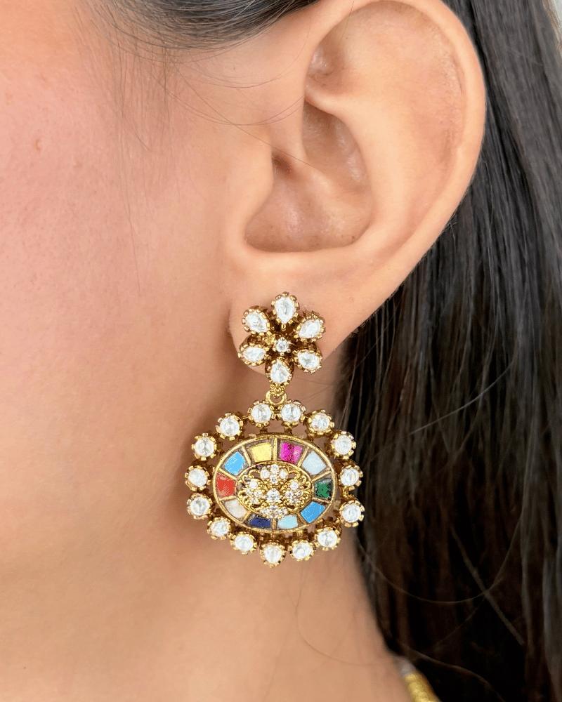 Rangrez Victorian Polki Necklace