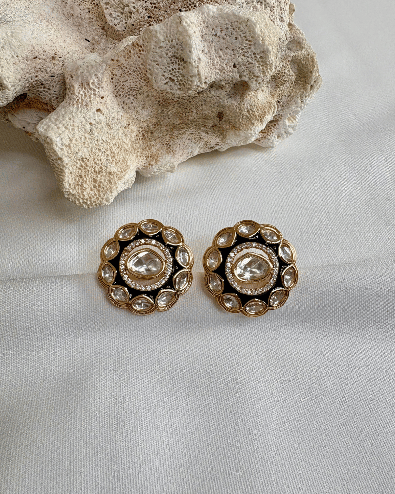 Polki Stud Earrings