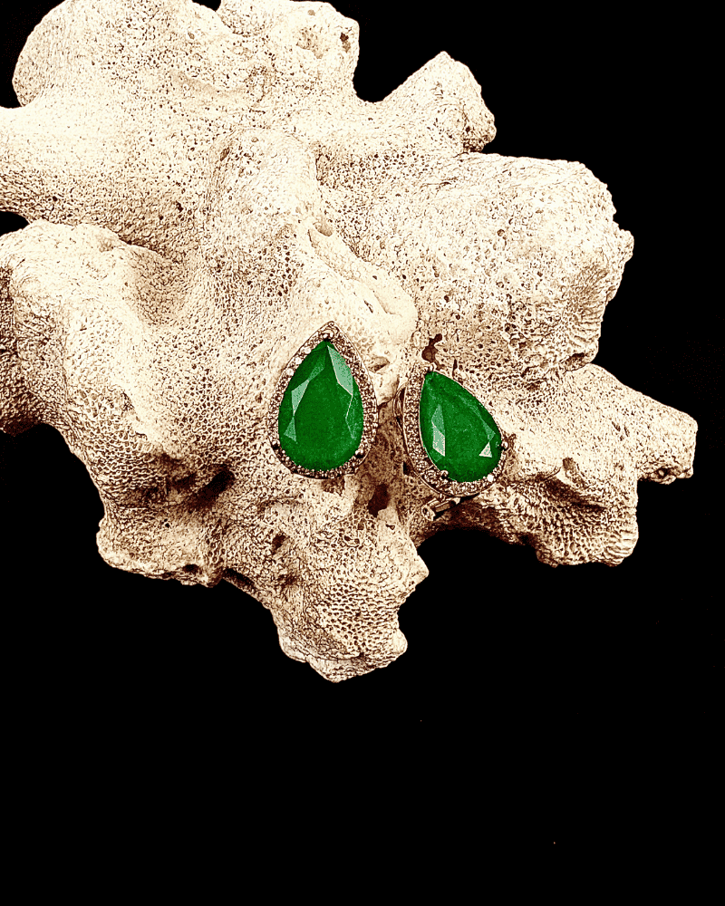 Emerald Studs